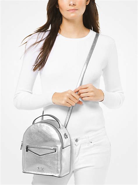 Jessa Small Pebbled Leather Convertible Backpack 